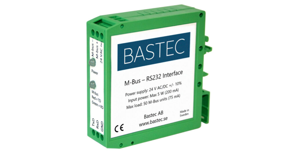 Signalomvandlings-modul för M-Bus-kommunikation till styrenhet BAS2 XL13